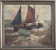 Rudolf Anton Guba (Hamburg 1884 - 1950 München, deutscher Landschafts- u. Marinemaler, lebte in