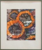 Helve Beyer-Torn (Künstlerin d. 20. Jh.) Sommerblumen Aquarell, 38 x 35 cm, gerahmt, signiert u. re.