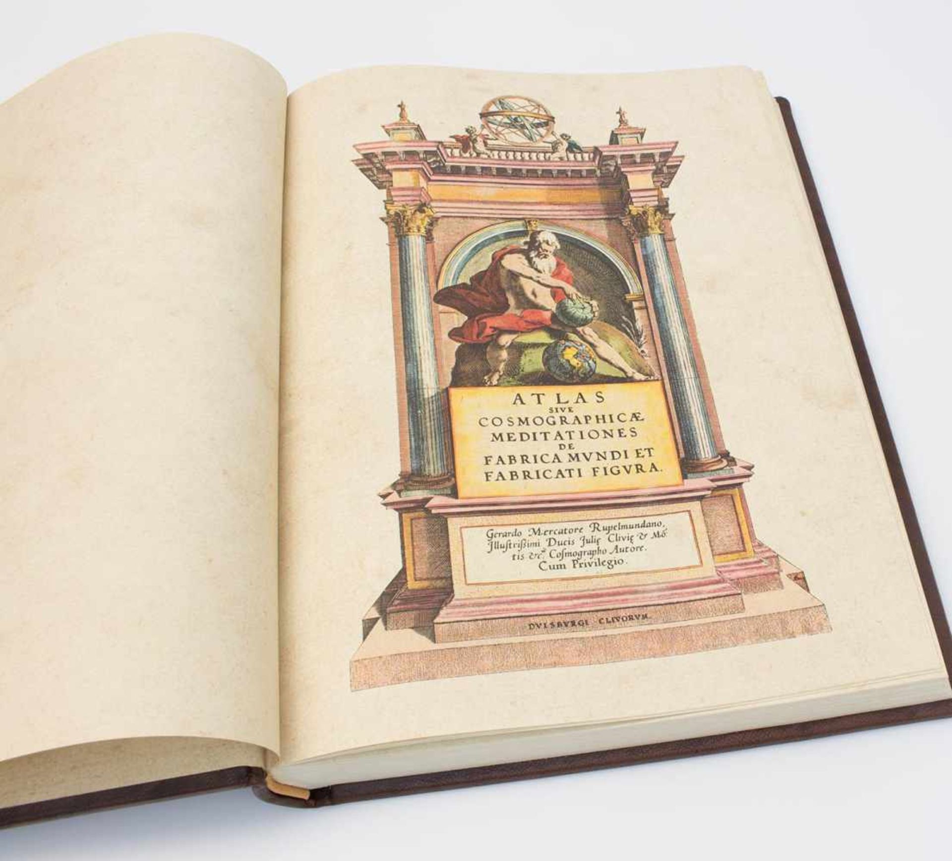 Gerardus Mercator "Atlas u. Cosmografie", Faksimile der Ausgabe Duisburg 1595, Original - Bild 2 aus 2