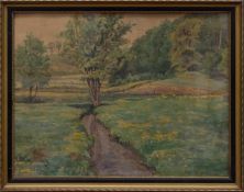 Anna Gerresheim (Ribnitz 1852 - 1921 Ahrenshoop, deutsche Landschafts- u. Bildnismalerin, Std. a.