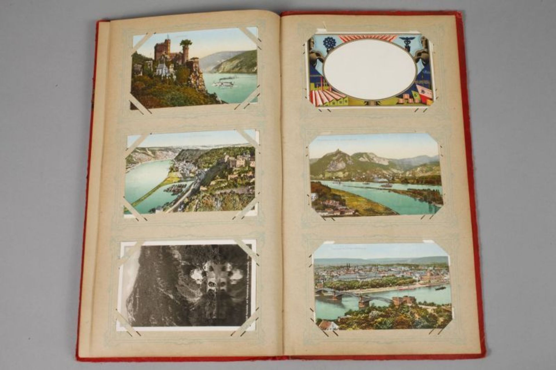 Postkartenalbum Deutschland/Europa um 1900 bis 1930er Jahre, ca. 100 Ansichtskarten, vorw. - Bild 5 aus 6