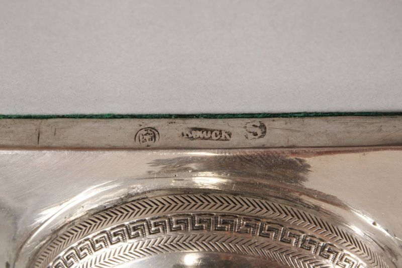 Paar Silberleuchter Breslau Jahresbuchstabe S für 1845, Breslauer Stadtmarke, Meistermarke Carl - Image 2 of 4