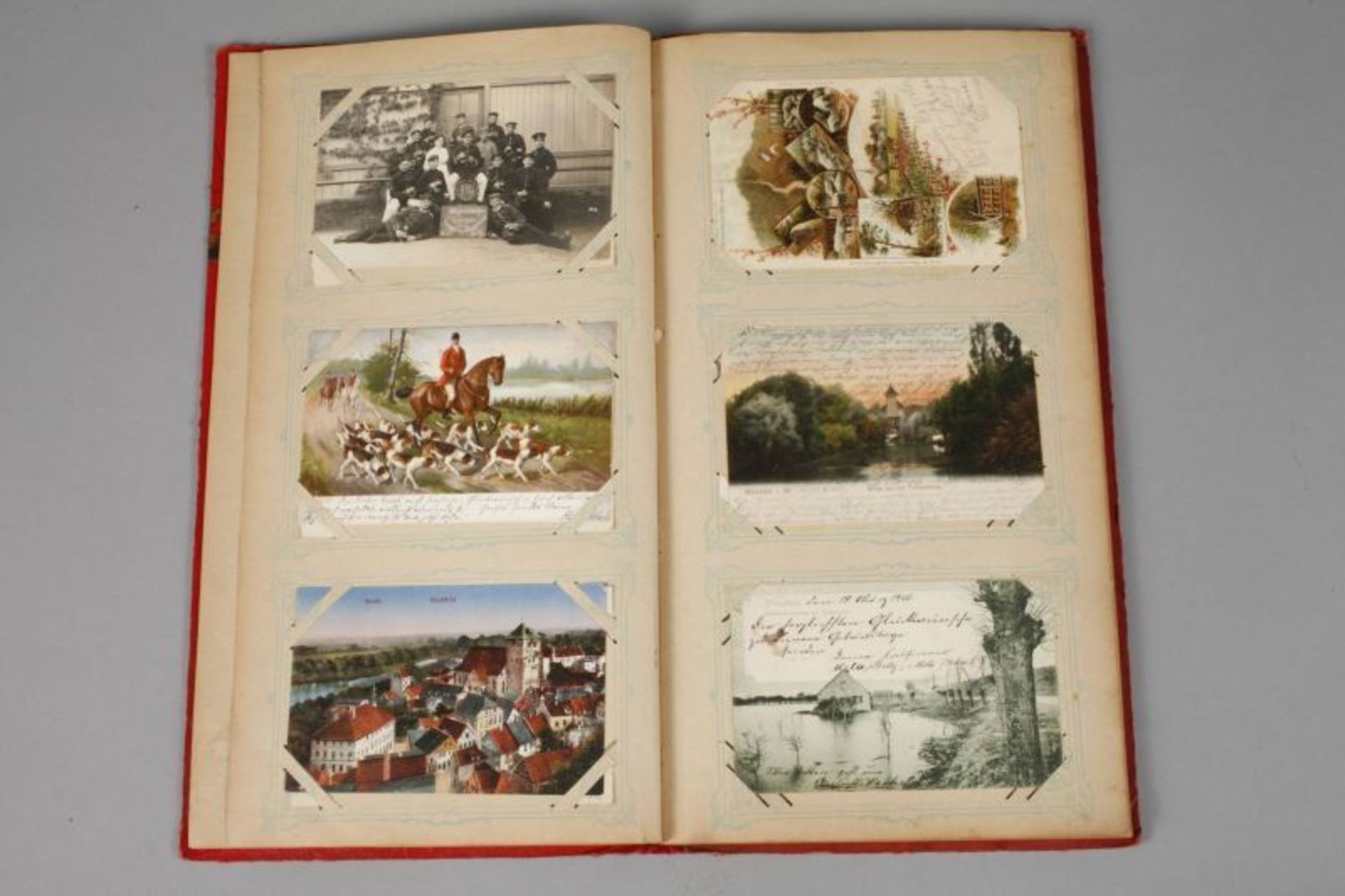 Postkartenalbum Deutschland/Europa um 1900 bis 1930er Jahre, ca. 100 Ansichtskarten, vorw. - Bild 4 aus 6