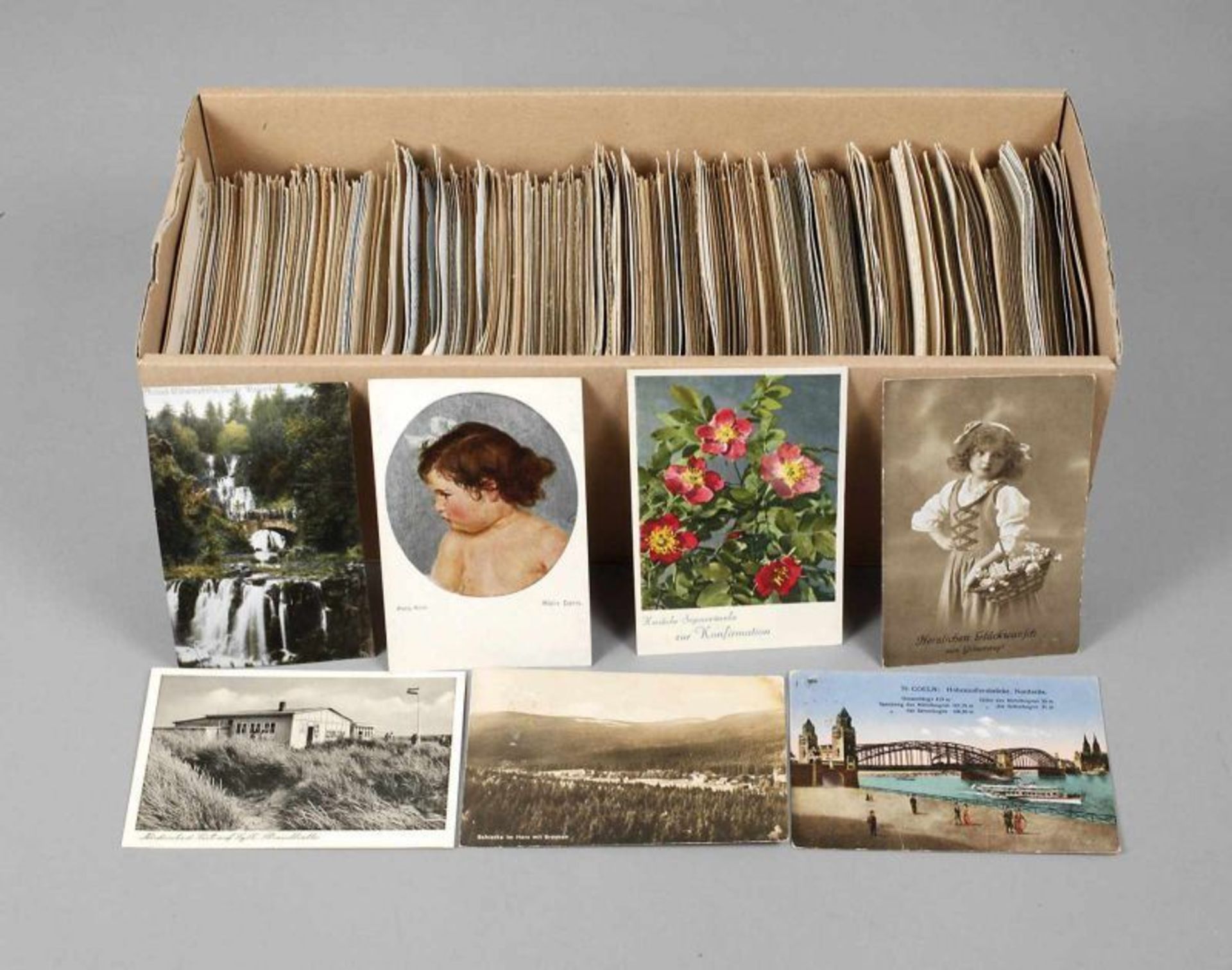 Großes Konvolut Postkarten Deutschland/Europa, um 1900 bis 1960er Jahre, ca. 1000 Ansichtskarten,