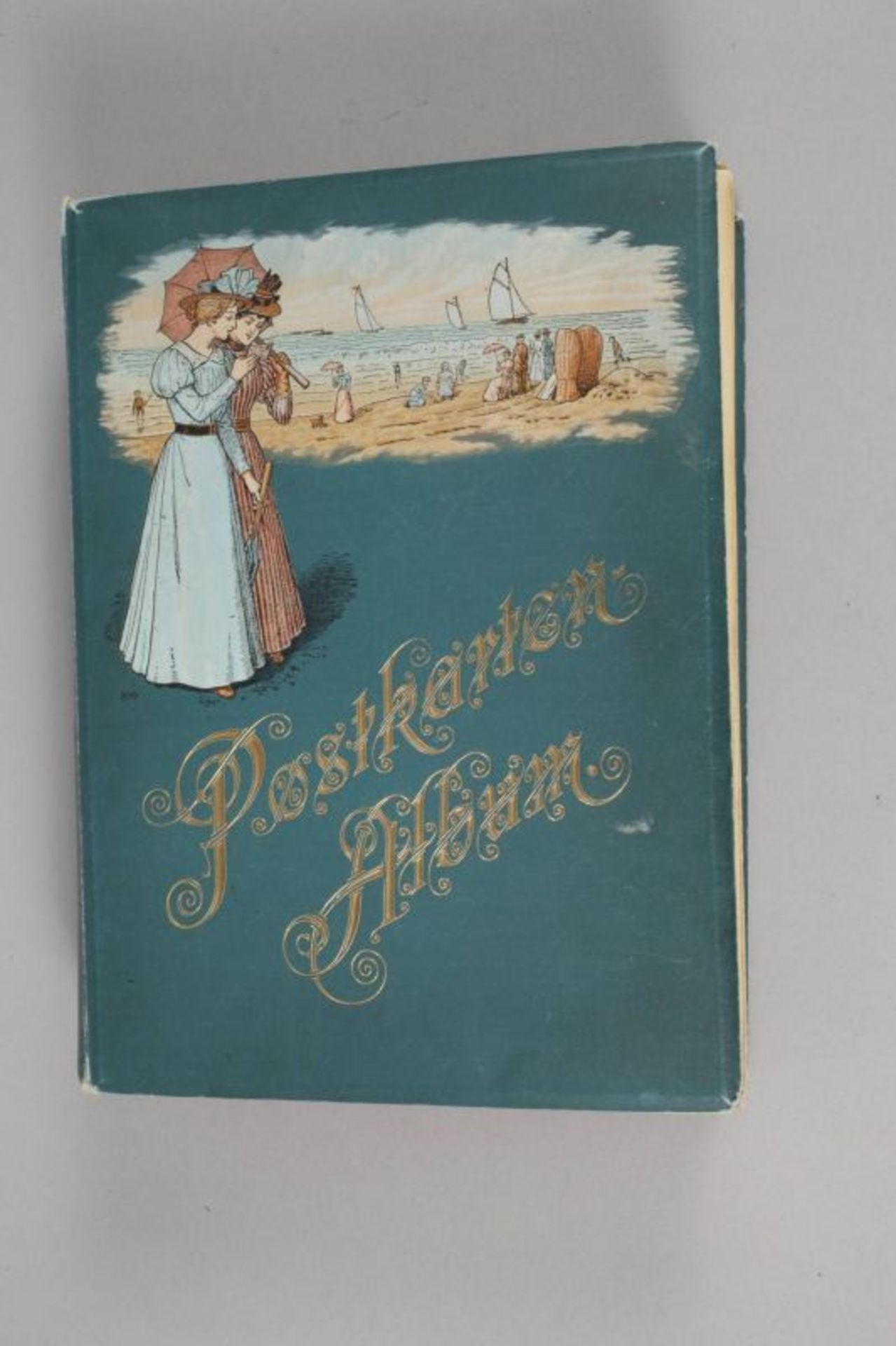 Postkartenalbum Motive/Kitsch um 1900 bis 1930er Jahre, ca. 300 Glückwunsch-, Kitsch-, Kunst-, - Bild 6 aus 6