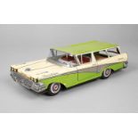 Asahi Ford Station Wagon um 1960, gemarkt ATC Made in Japan, bezeichnet Fairlane Ranch Wagon 1959,