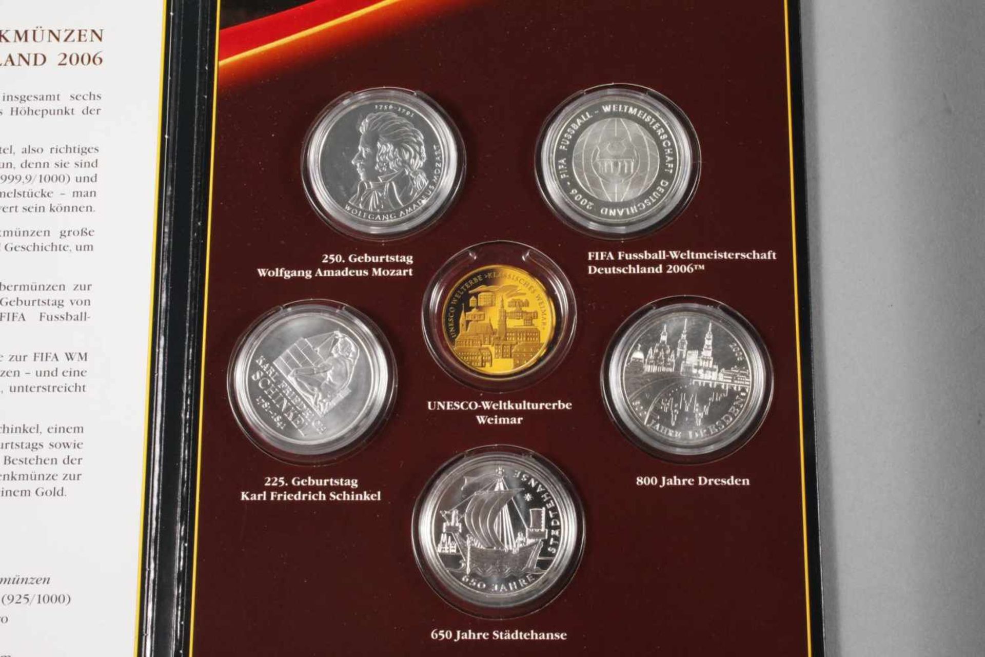 Konvolut Gedenkprägungen 1) 28 mal offizielle Gedenkmünzen verschiedener Währungen anlässlich der - Bild 6 aus 6