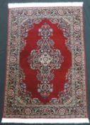 Keschan Royal Manufakturteppich. Iran, feine Knüpfung. 157 cm x 108 cm. Handgeknüpft. Wolle auf