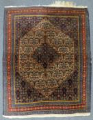 Senneh Dorfteppich, Iran, alt, um 1920. 155 cm x 118 cm. Handgeknüpft. Wolle auf Baumwolle. Senneh