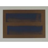 Achim HOOPS (1953 - ). Ohne Titel, 1993. 20 cm x 30 cm. Gouache auf braunem Papier mit Roller