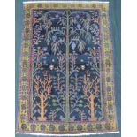 Nahawand Baumteppich. Iran, alt um 1920. 198 cm x 135 cm. Handgeknüpft. Wolle auf Baumwolle. Wohl