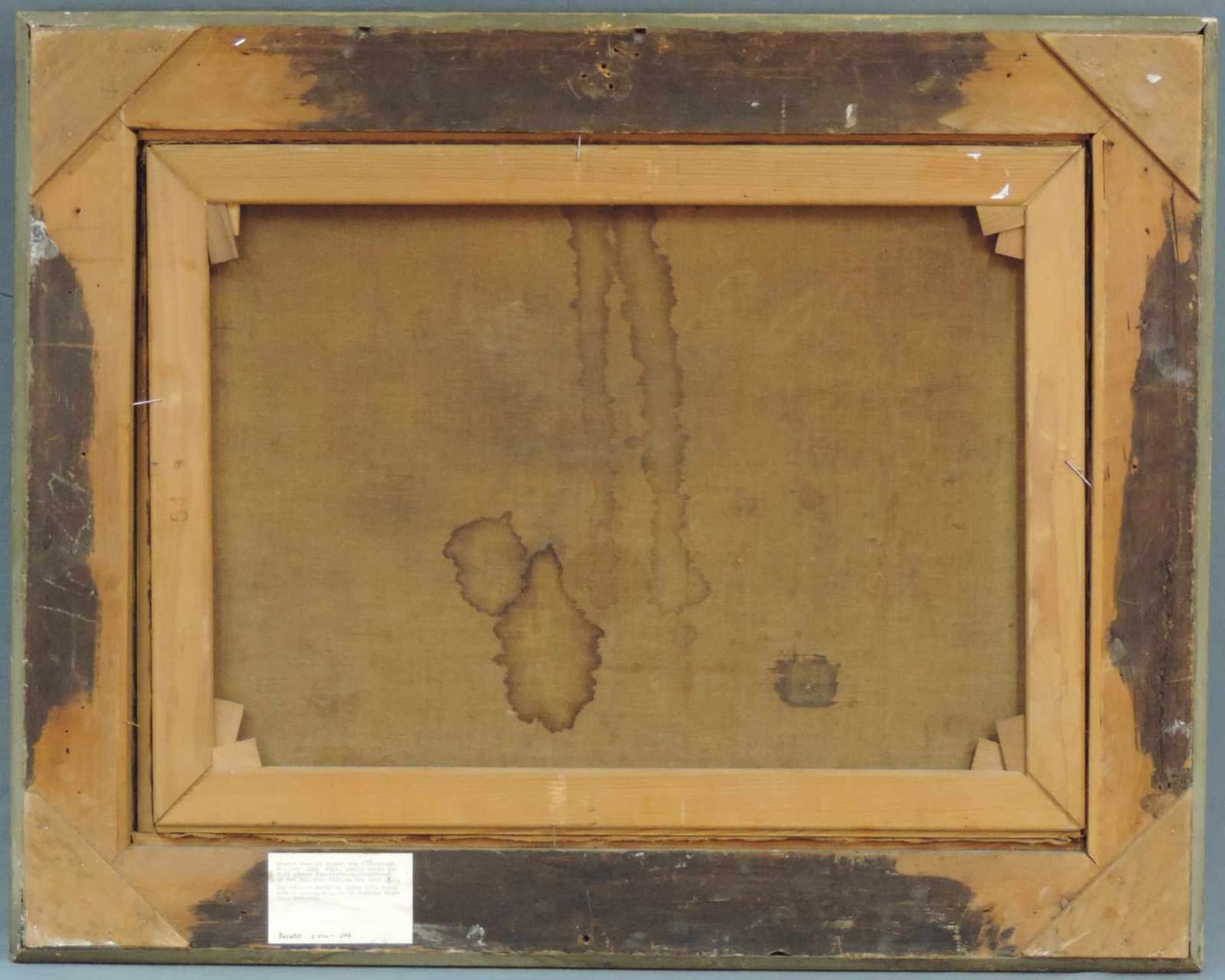 Abraham VAN DER PELT (1815 - 1895). Bibellesung. 54 cm x 74 cm. Gemälde. Öl auf Leinwand. Signiert - Bild 6 aus 7