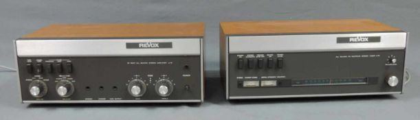 Hi - Fi. Revox 80 Watt All Silicon Stereo Amplifier A 78. Und passend dazu Revox All Silicon FM