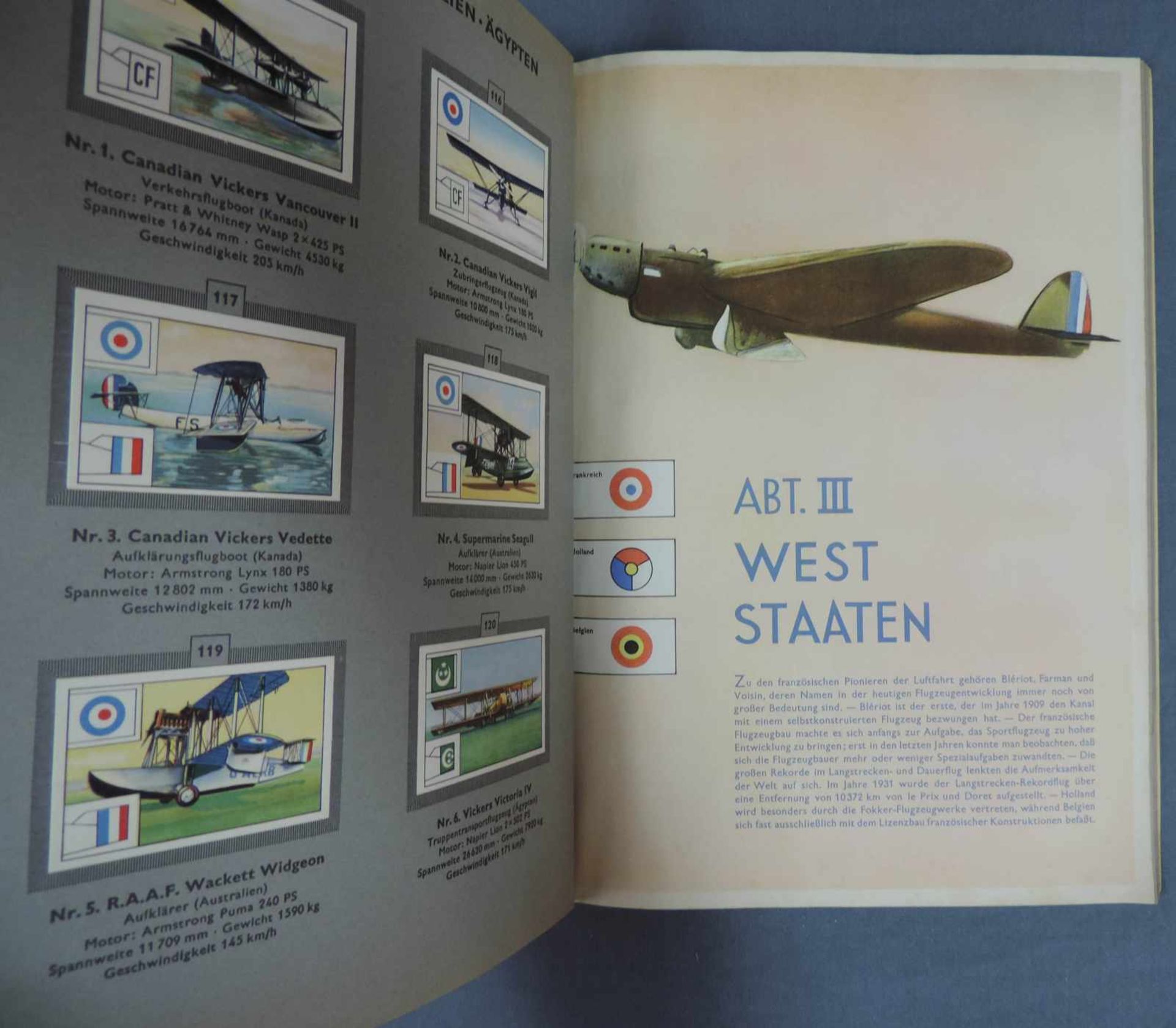 Zwei Zigarettenbilderalben 'Die Eroberung der Luft 1 + 2' und 1 Album Zeppelin. Zwei - Bild 3 aus 11