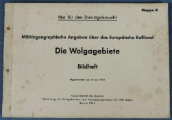 Militärgeographische Angaben über das Europäische Russland. Die Wolgagebiete. Bildheft.