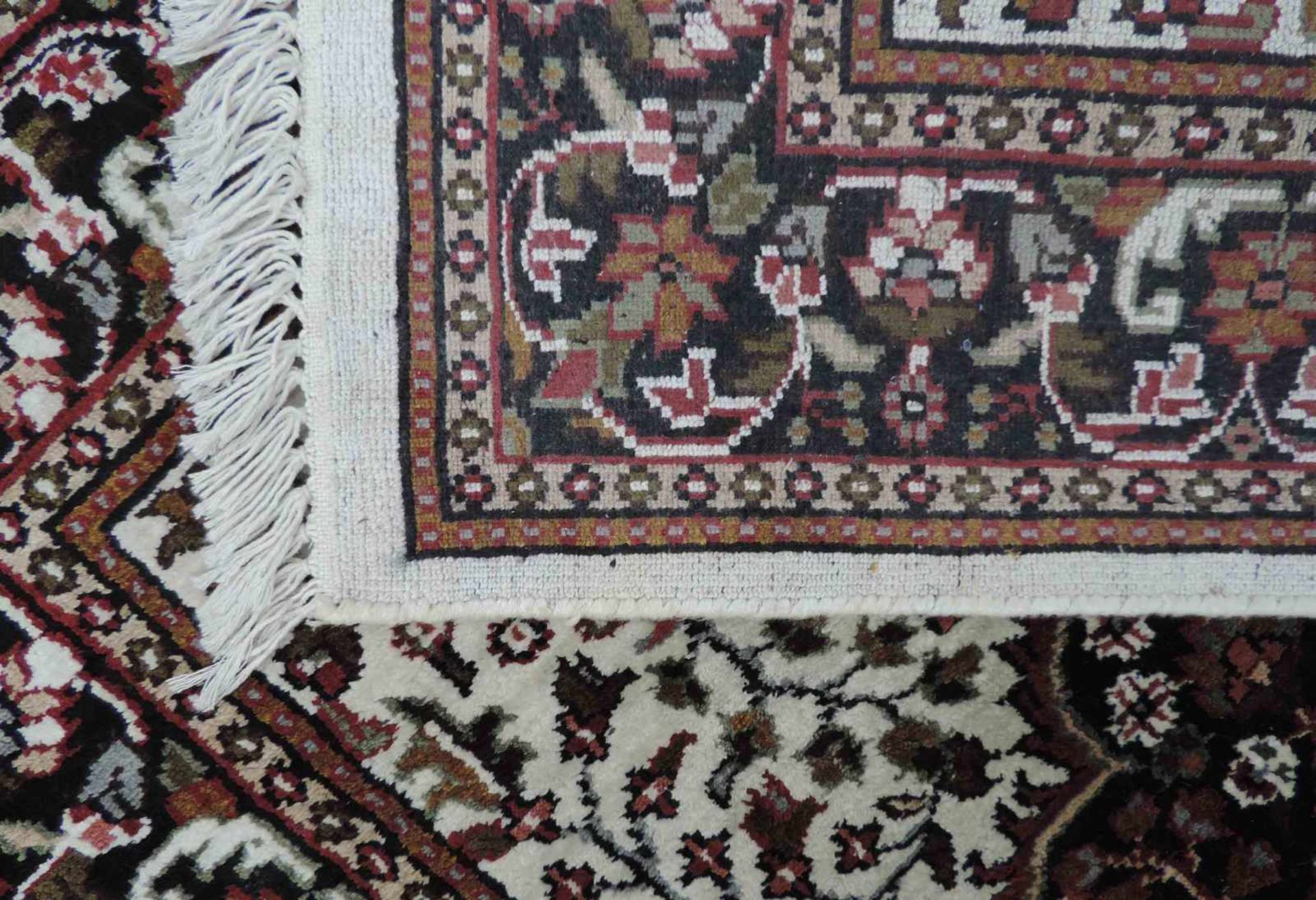 Chobi Läufer Orientteppich. Pakistan. Feine Knüpfung. 355 cm x 79 cm. Handgeknüpft. Wolle auf - Bild 4 aus 5