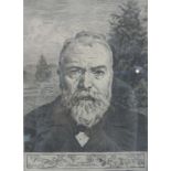 Hans THOMA (1839 - 1924). Selbstbildnis II. Bernau 1898. Radierung auf Velin, in der Platte signiert