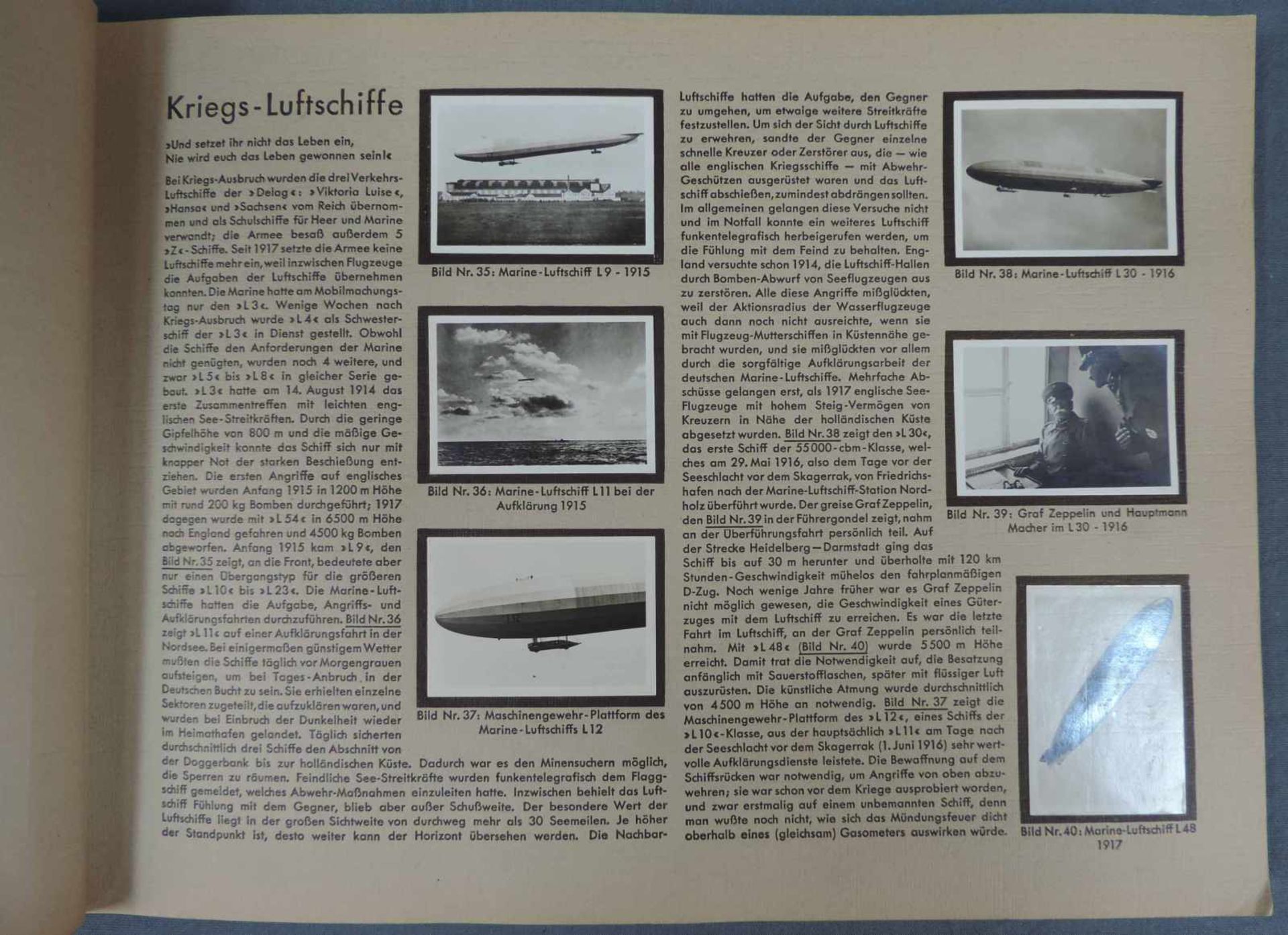 Zwei Zigarettenbilderalben 'Die Eroberung der Luft 1 + 2' und 1 Album Zeppelin. Zwei - Bild 8 aus 11