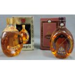 2 Flaschen Dimple 12 years old Scotch Whisky. Eine alte Flasche von Haig 0,7 l, 43 % vol. und eine