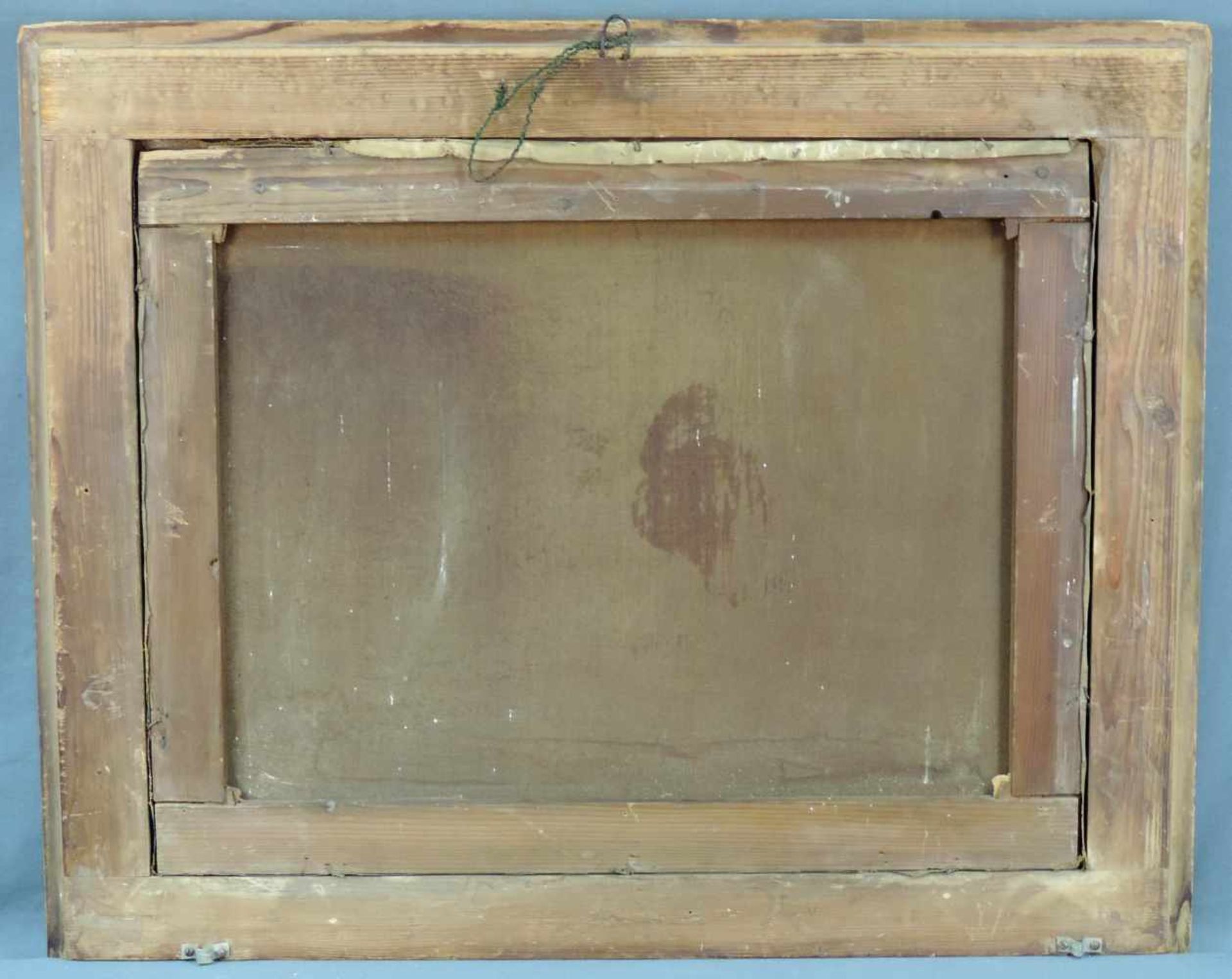 LIGIERT "JOH" (XIX). Vor der Jagd 1869. 58 cm x 73 cm. Gemälde. Öl auf Leinwand. Rechts unten - Bild 5 aus 5