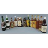 12 alte ganze Flaschen Scotch Whisky. Auch eine Chivas Regal. 12 old whole bottles Scotch whiskey.