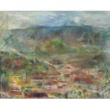 Bernard GAERTNER (1881 - 1938). Teneriffa. Pico de Teide. 1930. 55 cm x 67 cm. Gemälde. Öl auf
