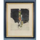 Johnny FRIEDLAENDER (1912 - 1992). Ohne Titel. 45 cm x 40 cm die Platte. Farbradierung.