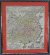 Johann Baptista HOMANN (1664 - 1724) Erben. Karte von China. 580 mm x 520 mm. Eine große und