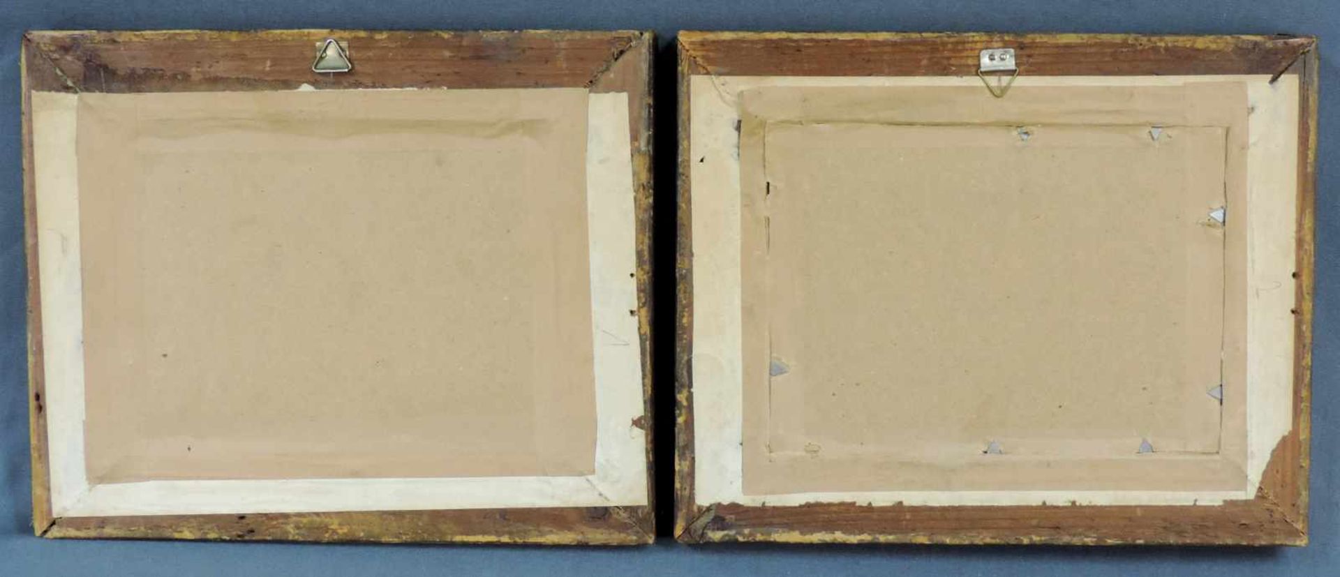 UNSIGNIERT (XVIII - XIX). Zwei Ansichten von Heidelberg. 7 cm x 10,5 cm. Zwei Drucke, alt, - Bild 4 aus 4