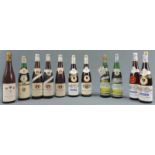 11 Flaschen Deutschland Auslese. Auch eine Eiswein 11 bottles Germany Auslese. Also one Eiswein.