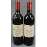 1986 Chateau Branaire (Duluc - Ducru). St. Julien AC. 2 ganze Flaschen. Je 12 % vol, 75 cl.