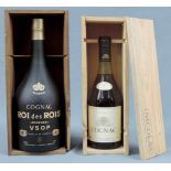Magnum Cognac Rois des Rois "Regence" VSOP 1,50 L. 40 Grad. Und *** Cognac von Distilerie des