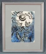 Marc CHAGALL (1887 - 1985). 'Die Schöpfung'. 35 cm x 26,5 cm. Farblithographie. Marc CHAGALL (1887 -
