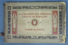 Der Einzug Alexander des Großen in Babylon, Marmorfries von B. Thorwaldsen. Nach Zeichnungen von