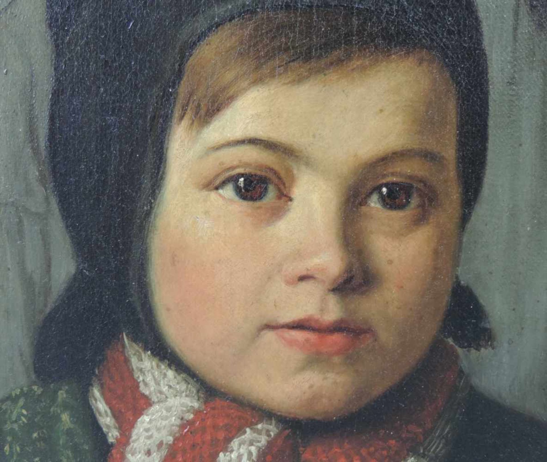 PORTRAITIST (XIX). Die Familie von der Lancken 1854. 59 cm x 67 cm. Signiert 'VON DER LANCKEN' und - Image 4 of 8