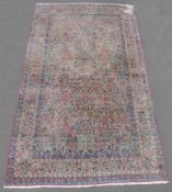 Kirman Laver Perserteppich. Antik, um 1910. Sehr feine Knüpfung. 510 cm x 300 cm. Orientteppich,