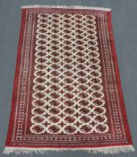 Turkoman Stammesteppich. Iran, alt um 1950. 356 cm x 231 cm. Handgeknüpft. Wolle auf Wolle. Turkoman