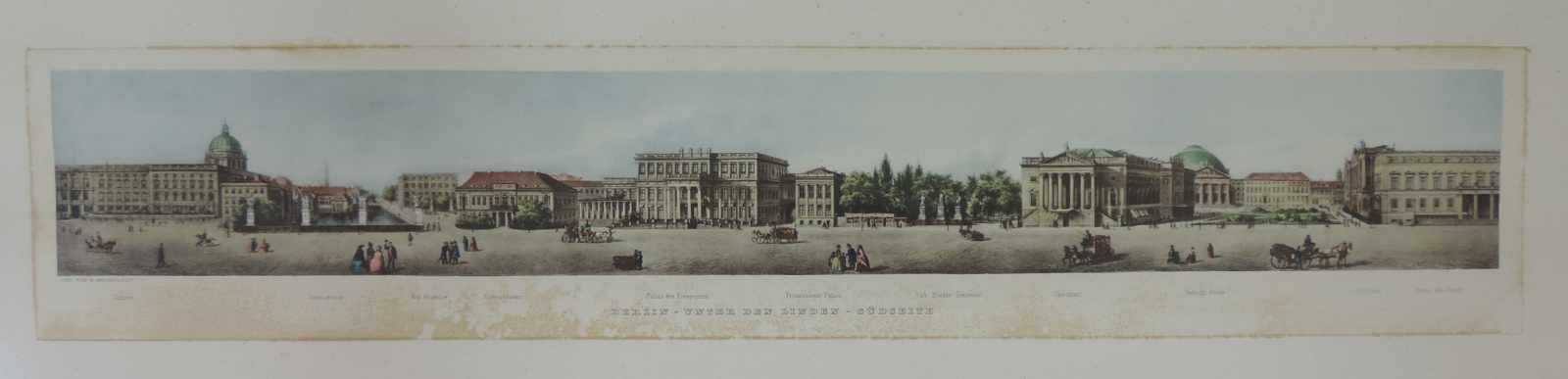 Robert MEINHARDT (XIX). 2 Ansichten von Berlin. 91 cm x 18 cm. 2 Drucke. Stockfleckig. Unter den - Image 3 of 6