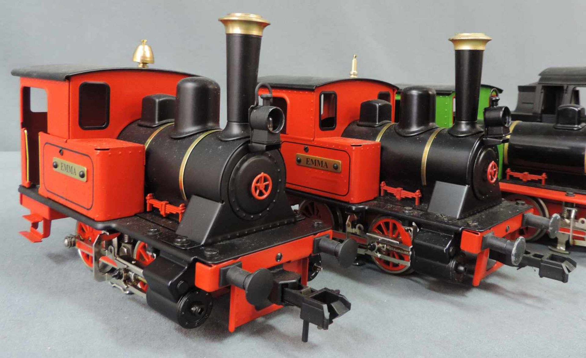 Vier Lokomotiven, Märklin, Modelleisenbahnen. 2x Modell "Emma", 1x "BR 80031", 1x Lokomotive " - Bild 2 aus 8