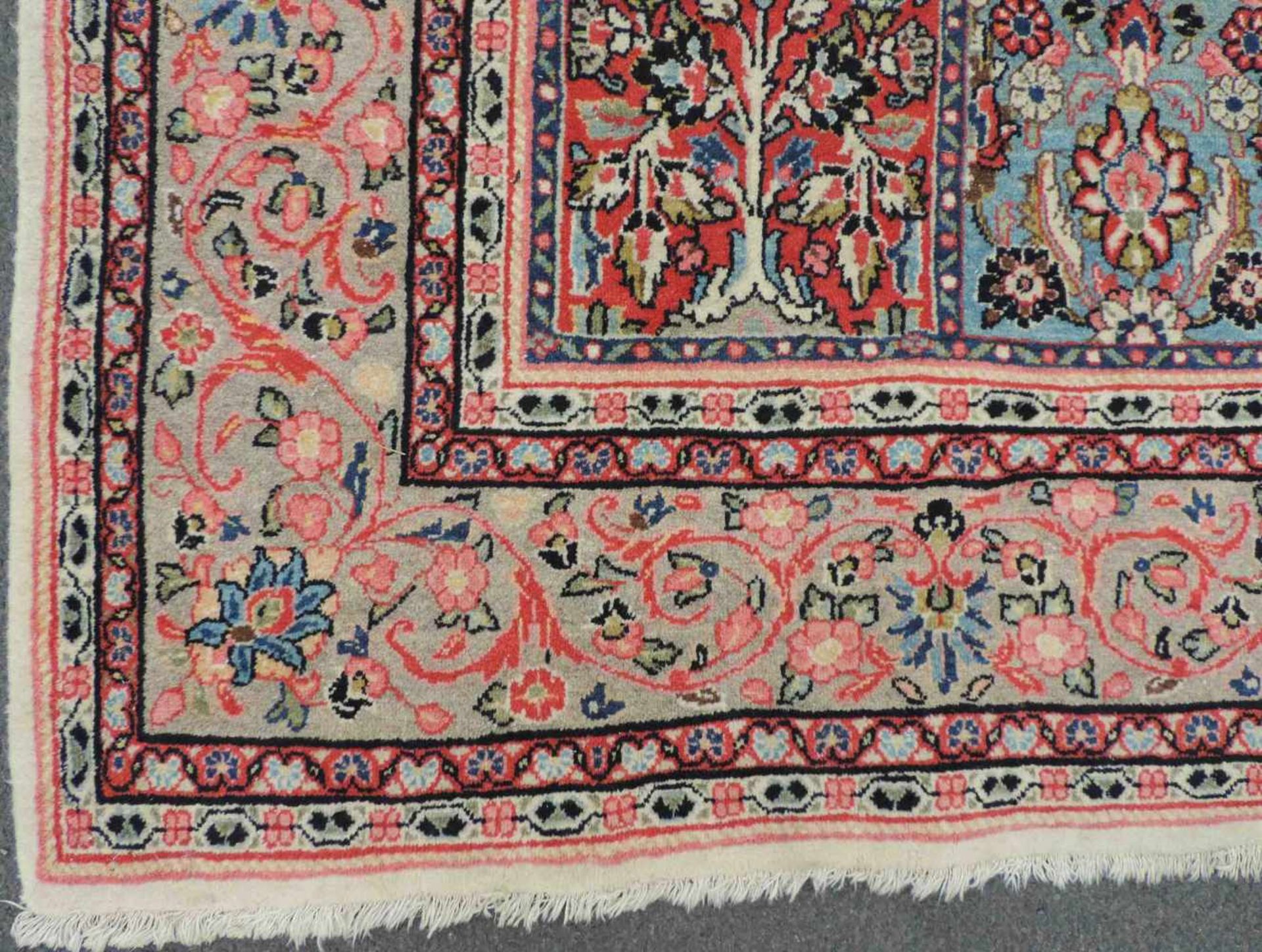 Saruk Felderteppich. Iran. Feine Knüpfung. 340 cm x 210 cm. Handgeknüpft. Wolle auf Baumwolle. Saruk - Bild 2 aus 9
