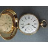 Herrentaschenuhr (Schlüsseluhr) Gold. Taschenuhr bezeichnet "Tobias". 14 Karat Goldgehäuse. 69 Gramm