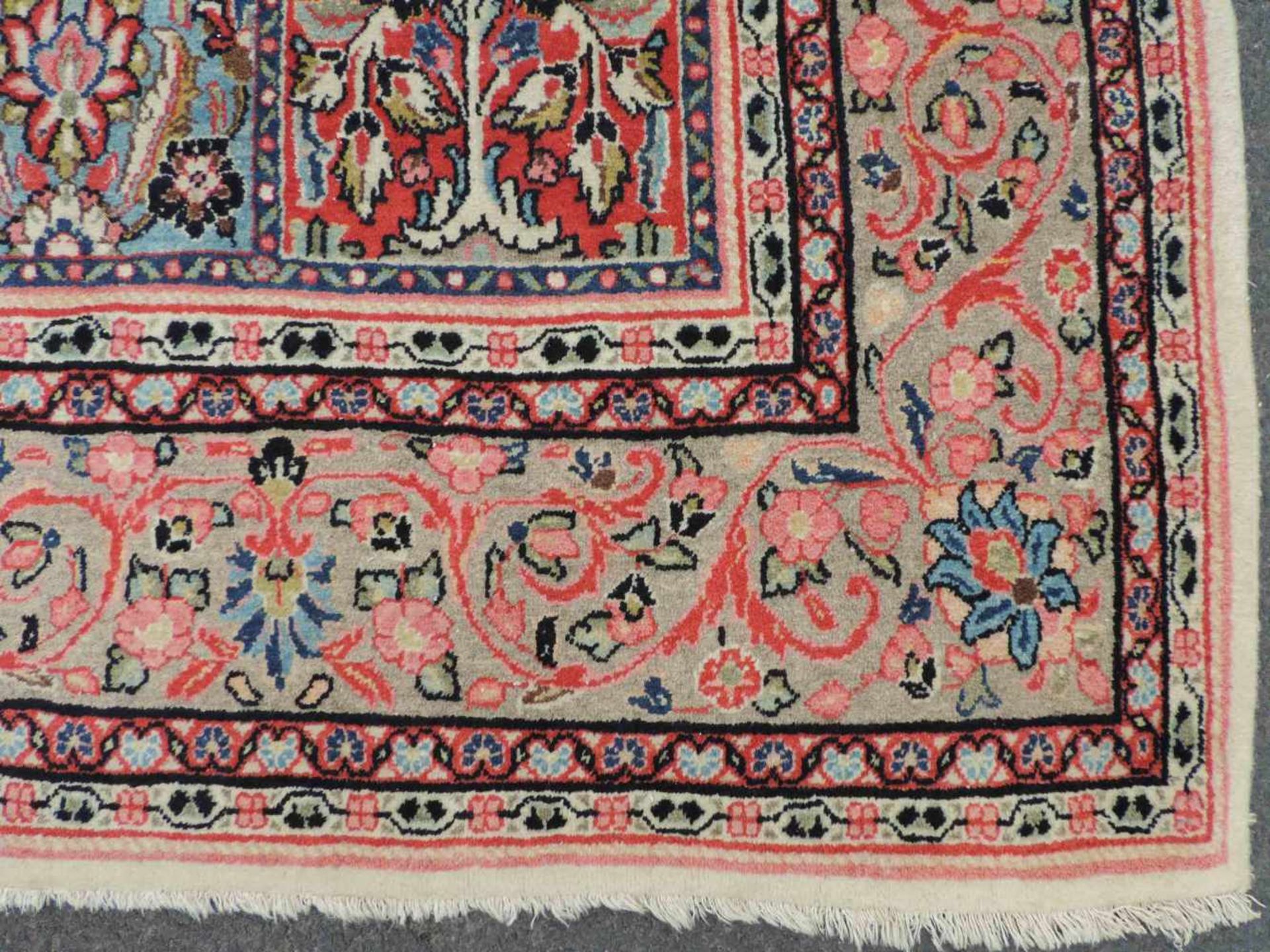 Saruk Felderteppich. Iran. Feine Knüpfung. 340 cm x 210 cm. Handgeknüpft. Wolle auf Baumwolle. Saruk - Bild 3 aus 9
