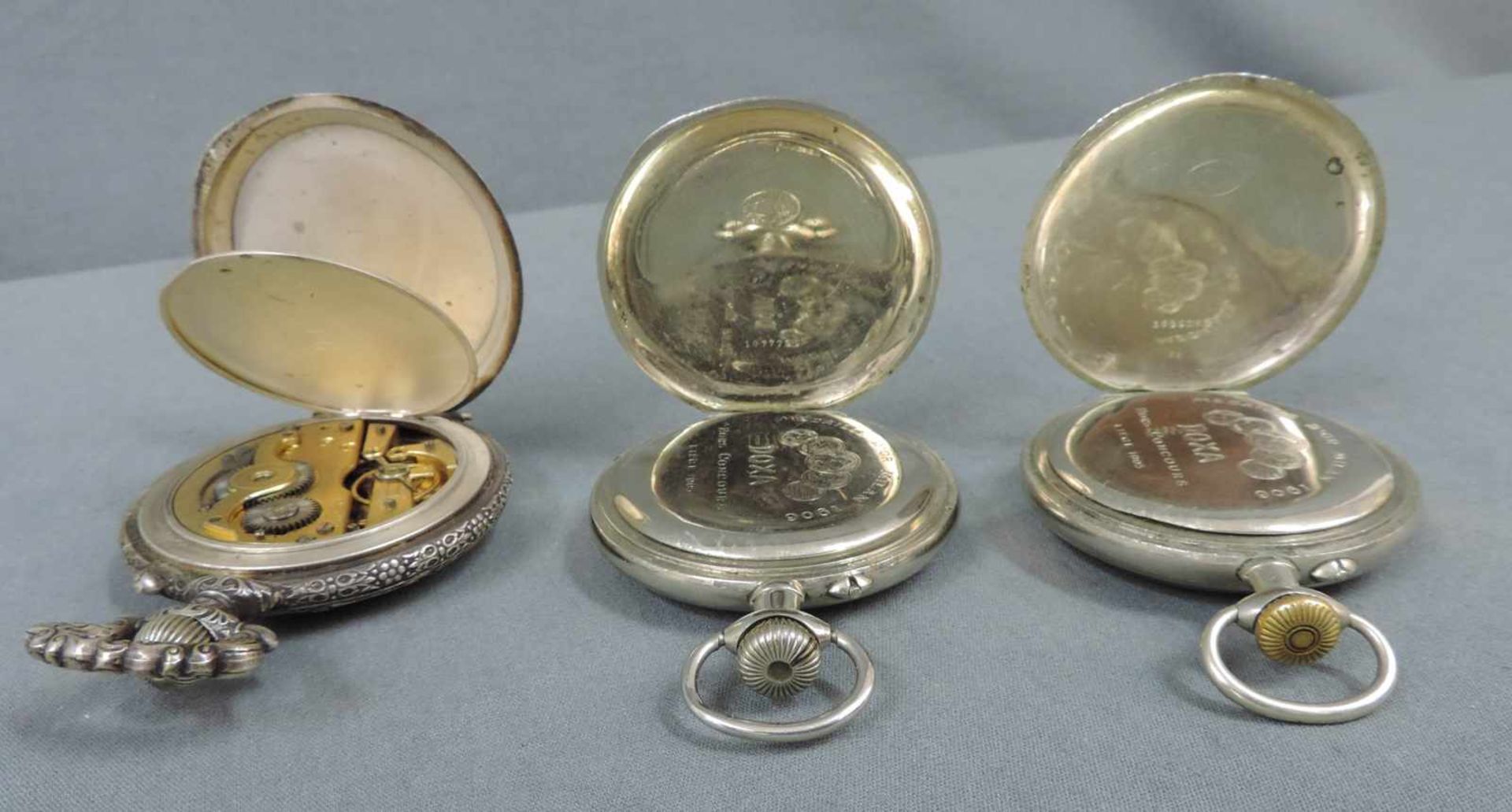 Drei Taschenuhren. Wohl 19. Jahrhundert 3 Pocket watches. - Bild 4 aus 5