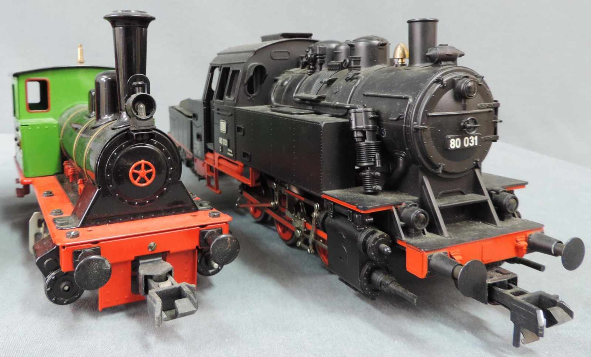 Vier Lokomotiven, Märklin, Modelleisenbahnen. 2x Modell "Emma", 1x "BR 80031", 1x Lokomotive " - Bild 4 aus 8
