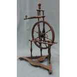 Spinnrad, alt, um 1880? Circa 71 cm hoch. Spinning wheel, old, around 1880? Circa 71 cm high.