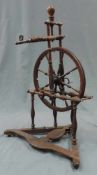 Spinnrad, alt, um 1880? Circa 71 cm hoch. Spinning wheel, old, around 1880? Circa 71 cm high.