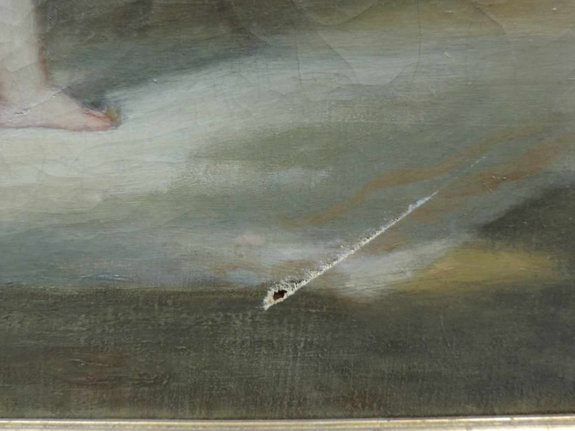 Nach Jean-Antoine WATTEAU (1684 - 1721). Mutterglück. 117 cm x 147 cm. Gemälde. Öl auf Leinwand. - Image 6 of 12