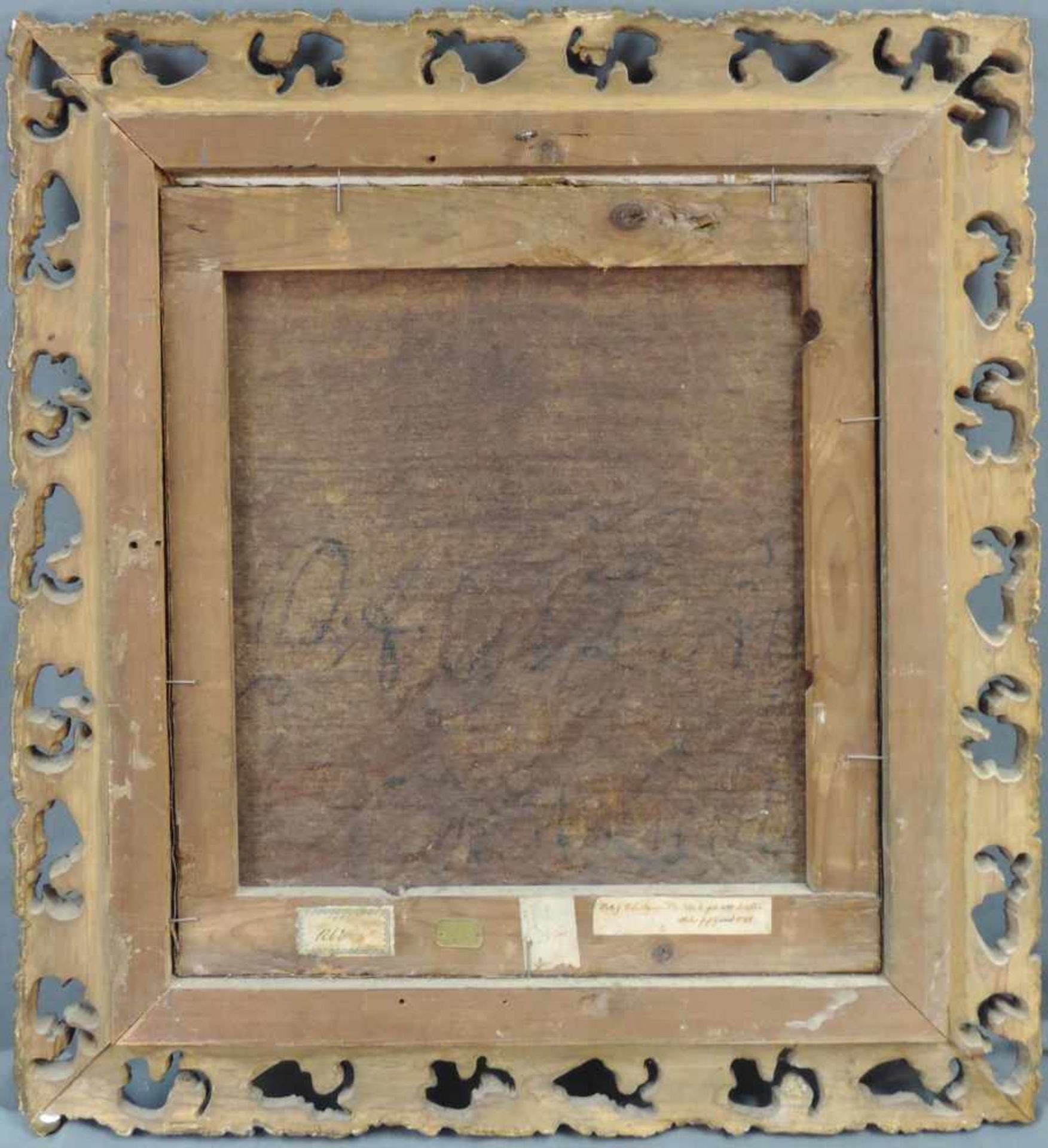 PORTRAITIST (XVIII). Portrait des P.A.G.V.L. Styrum, geb. 1698 ? 50 cm x 45 cm. Gemälde, Öl auf - Image 6 of 7