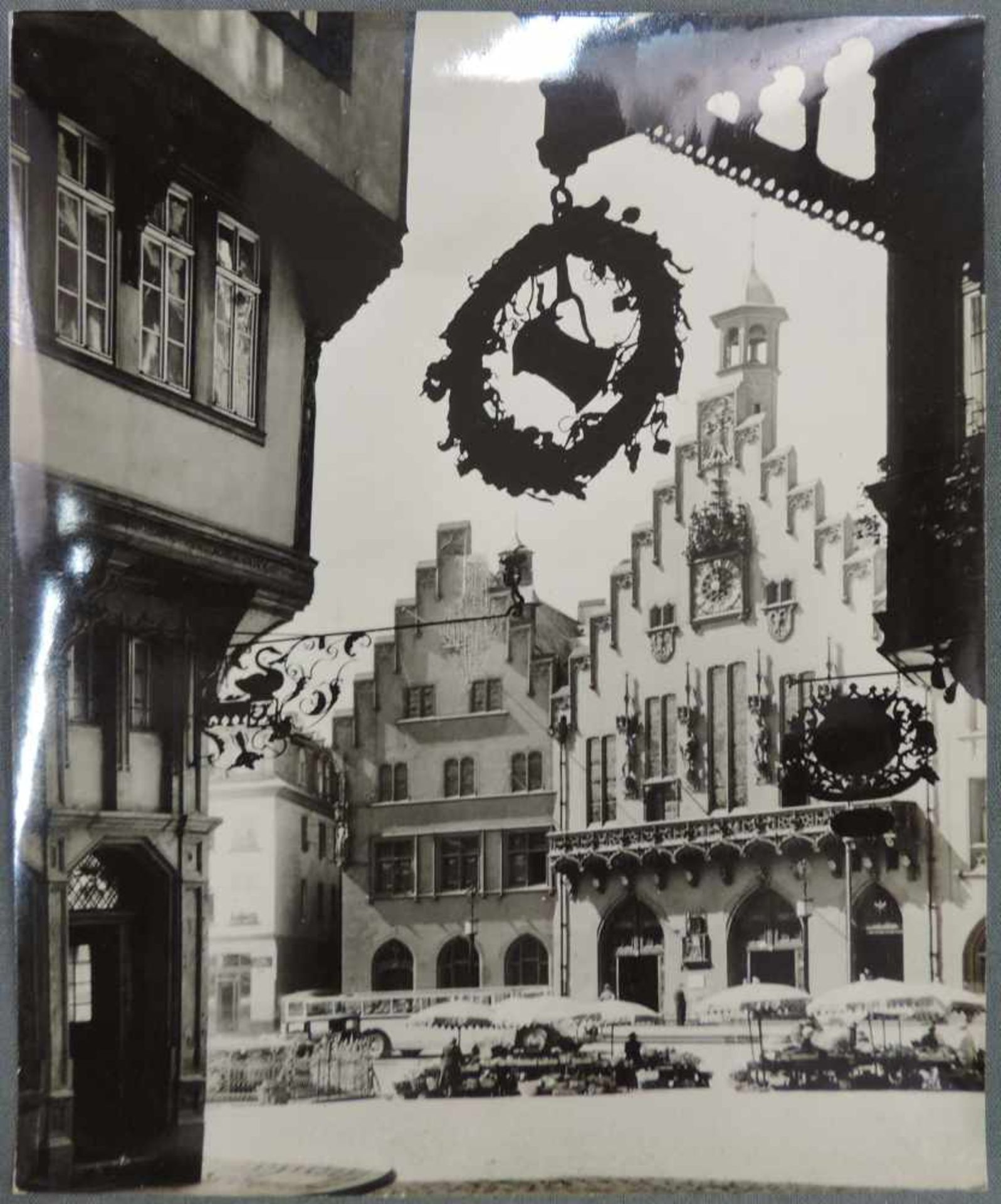 Paul & Alfred WOLFF & TRITSCHLER (XX). Frankfurt / Main. Durchblick vom alten Markt zum Römer. 220