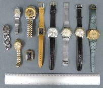 10 Herren & Damen Armbanduhren 19.- 20. Jahrhundert. Unterschiedliche Marken. 10 watches.